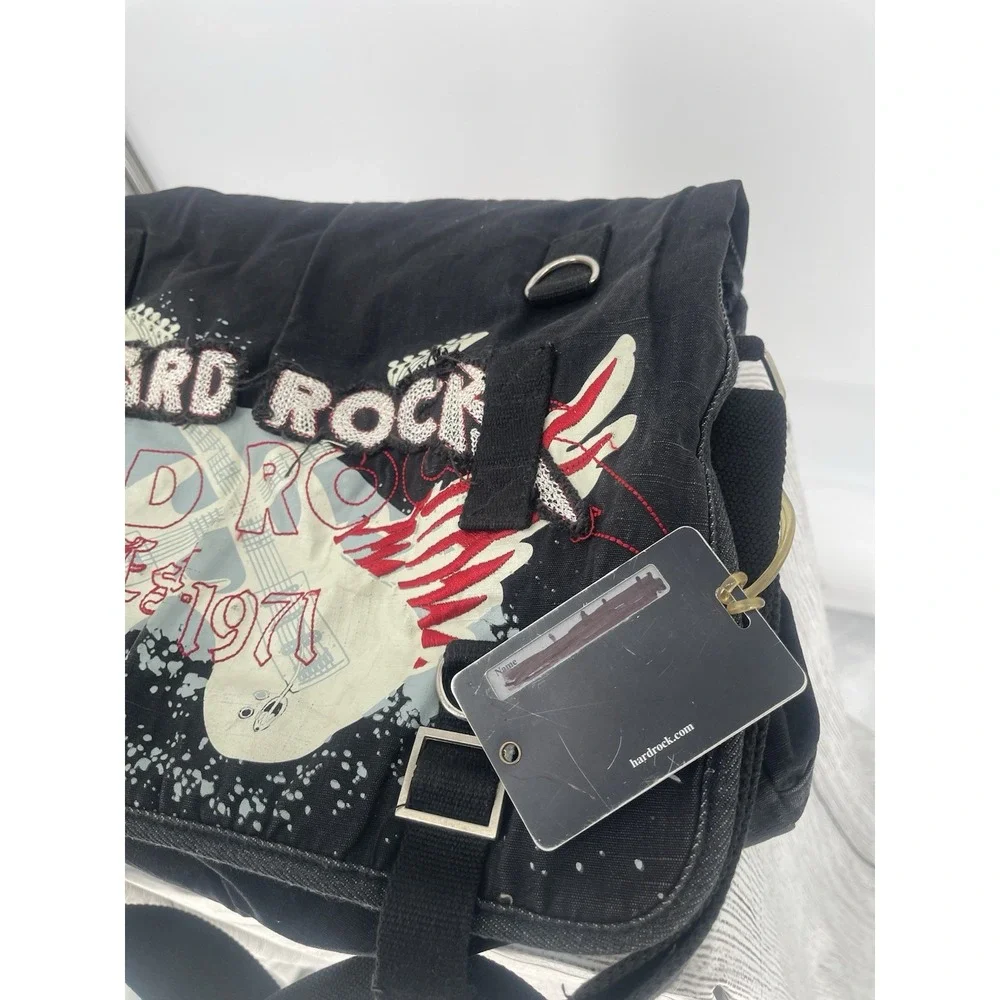 Hard Rock Cafe Messenger Bag 17x12x6